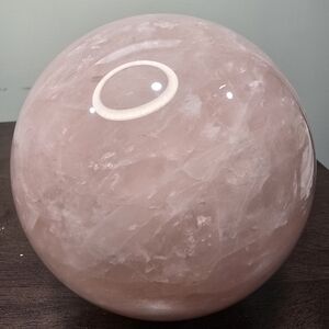 4.2 lbs Rose Quartz Crystal Sphere 111mm